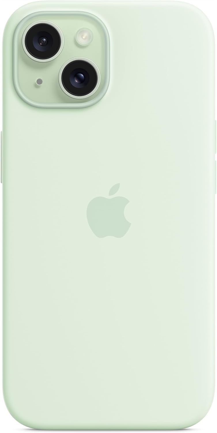 Apple Silicone Case do iPhone 15 Pastelowa mięta