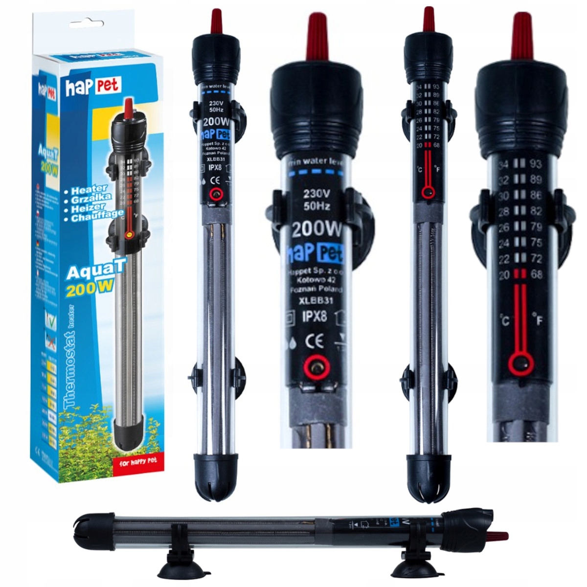 

Grzałka 200W Z Termostatem Do Akwarium 100-200 L