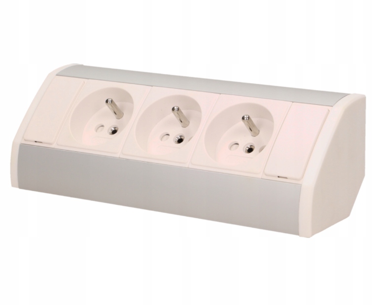 Zásuvka Pro Nábytek 3X2PZ Bílá ON-9001/W-G Orno