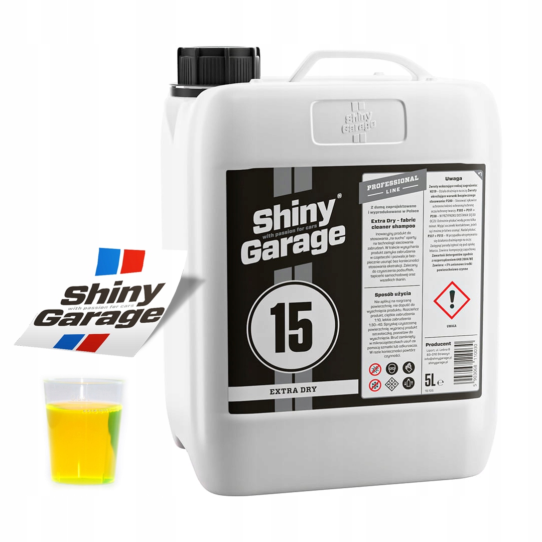 SHINY GARAGE EXTRA DRY 5L - прання стелі