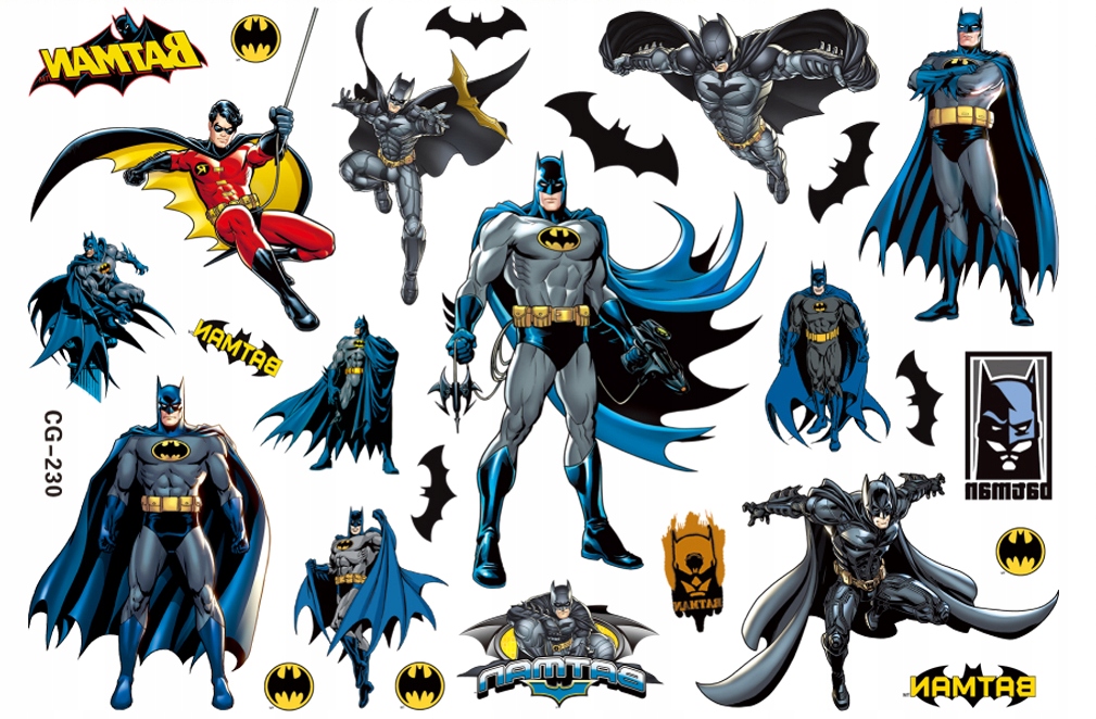 

Tatuaż zmywalny dla dzieci Batman CG230