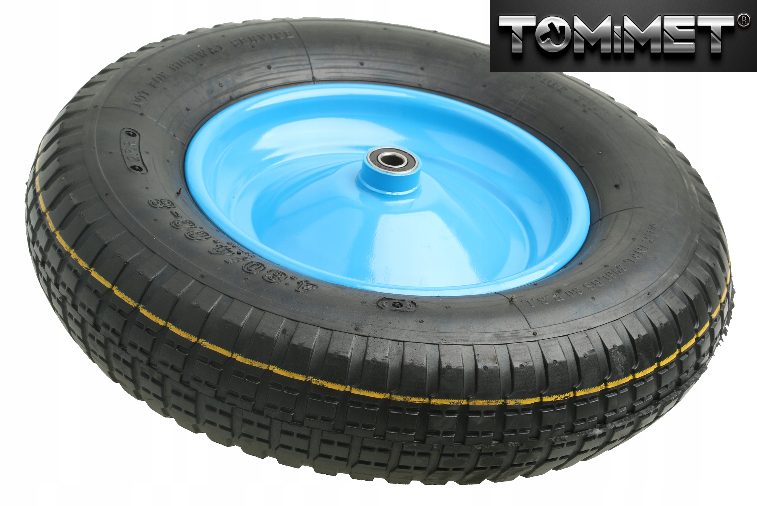 KOŁO KÓŁKO DO TACZKI TACZEK WÓZKA 4.80/4.00-8 2PR + OŚKA Pojemność 0 l