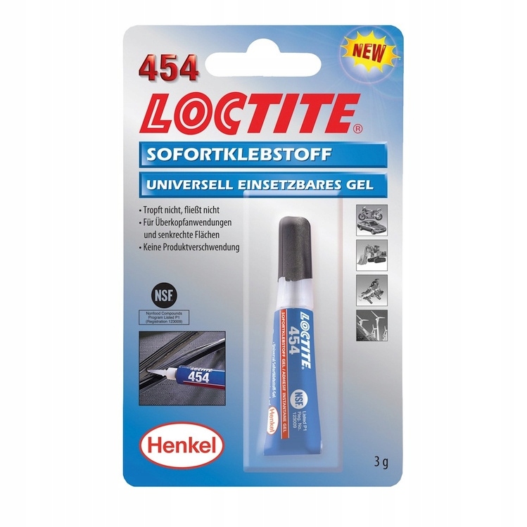

Loctite 454 3g Klej Błyskawiczny Henkel