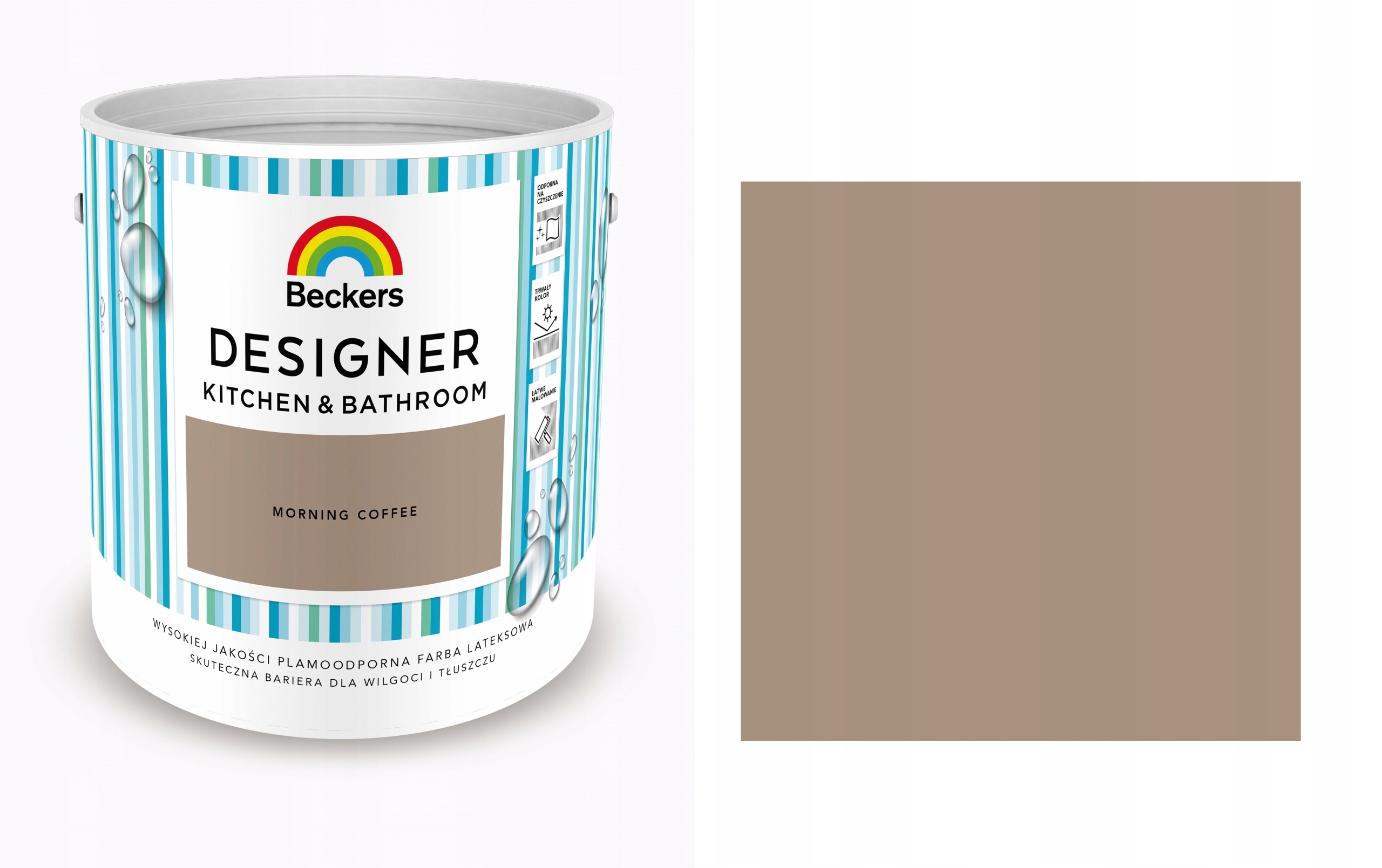 Beckers Designer Kitchen Bathroom Morning Coffee 2,5L Barva Do Kuchyně A Koupelny