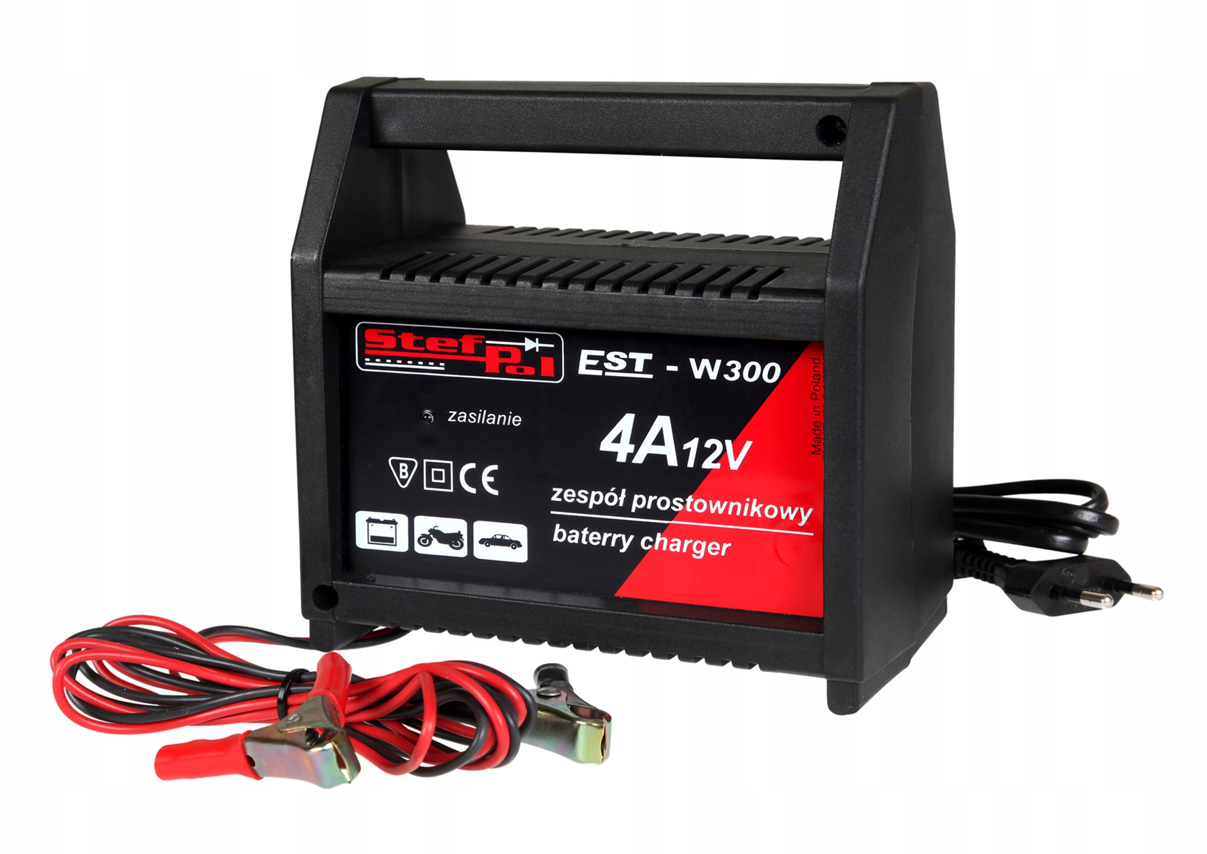 

Prostownik Stef-pol Est W300 4A 12V (17-40Ah)