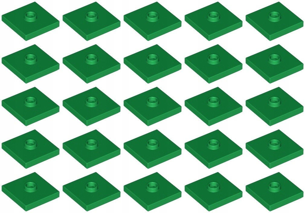 

Lego 87580 Płytka 2x2 zielona (15g) 25 szt.