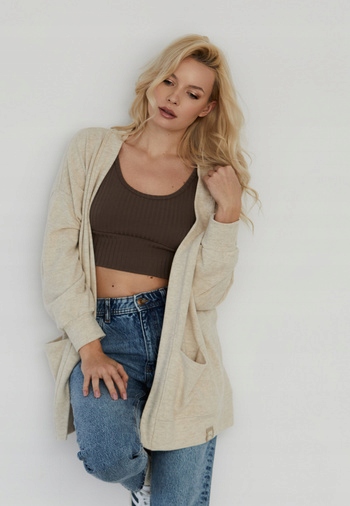 Kardiganový svetr Janov Xs/s Mefemi