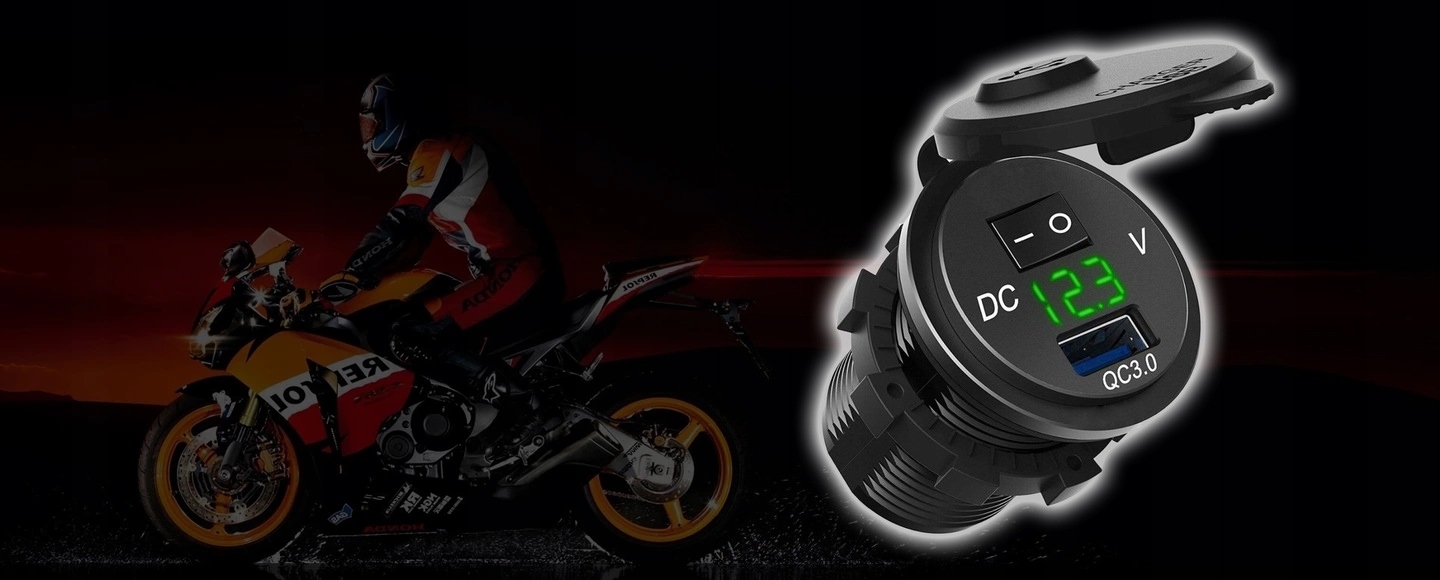 ŁADOWARKA ZASILACZ USB QC3.0 WOLTOMIERZ PRZYCISK Numer katalogowy producenta MC3085S