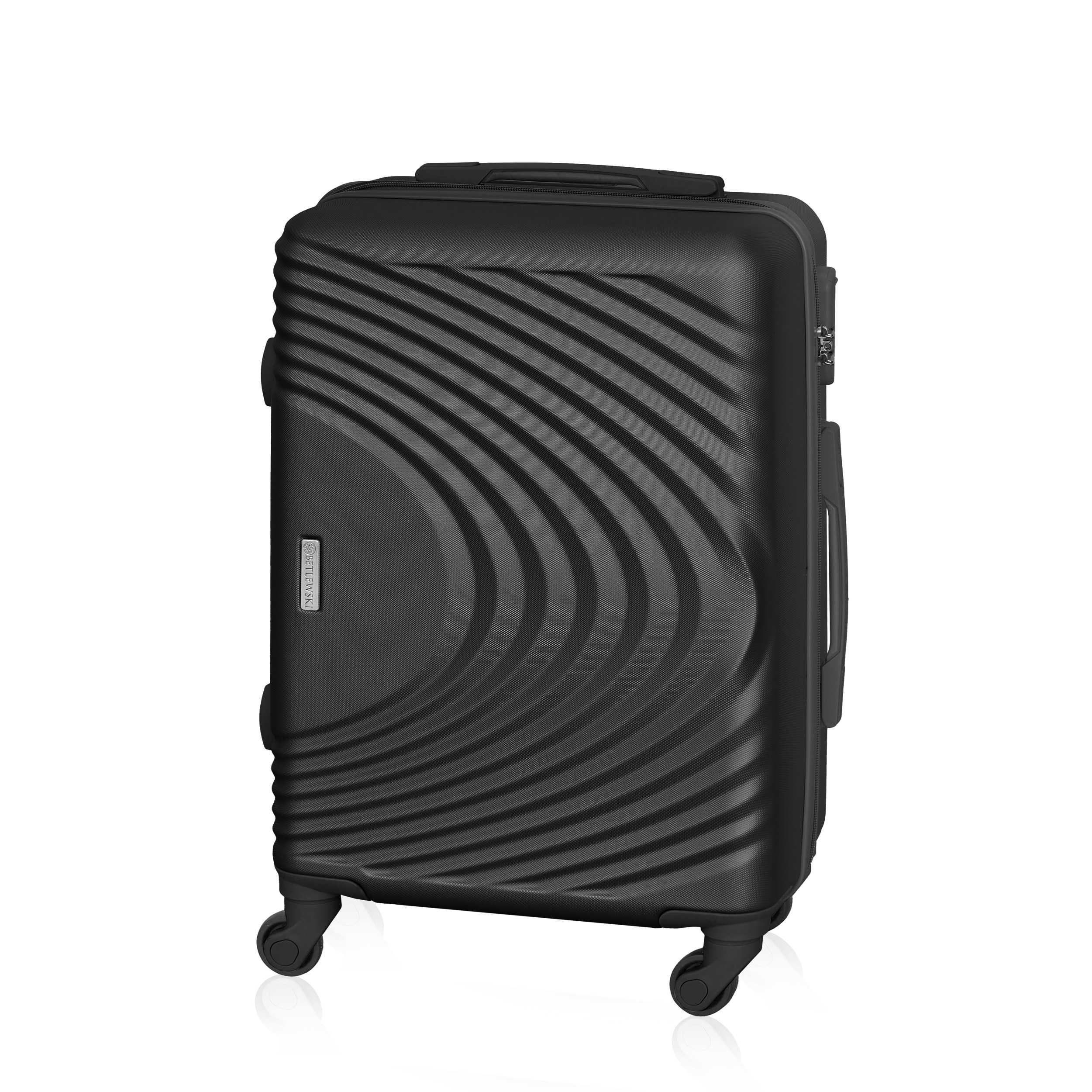 Betlewski Mała Walizka podręczna na wyjazd kółka z teleskopową rączką