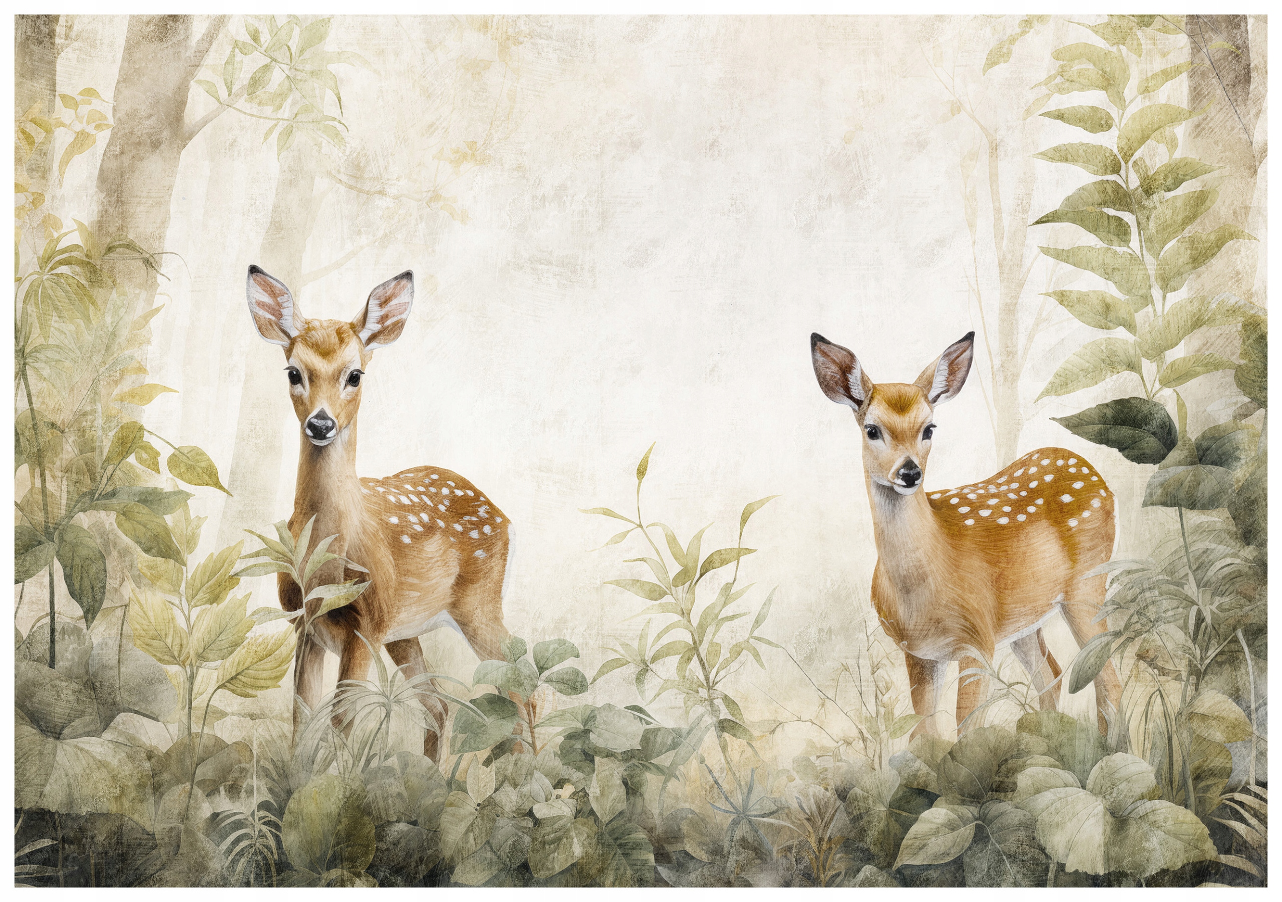 Tapeta Jeleň v lese do detskej izby príroda 312x219 vegetácia lepidlo