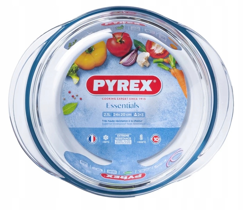 NACZYNIE ŻAROODPORNE OKRĄGŁE PYREX 2,1 L Marka Pyrex