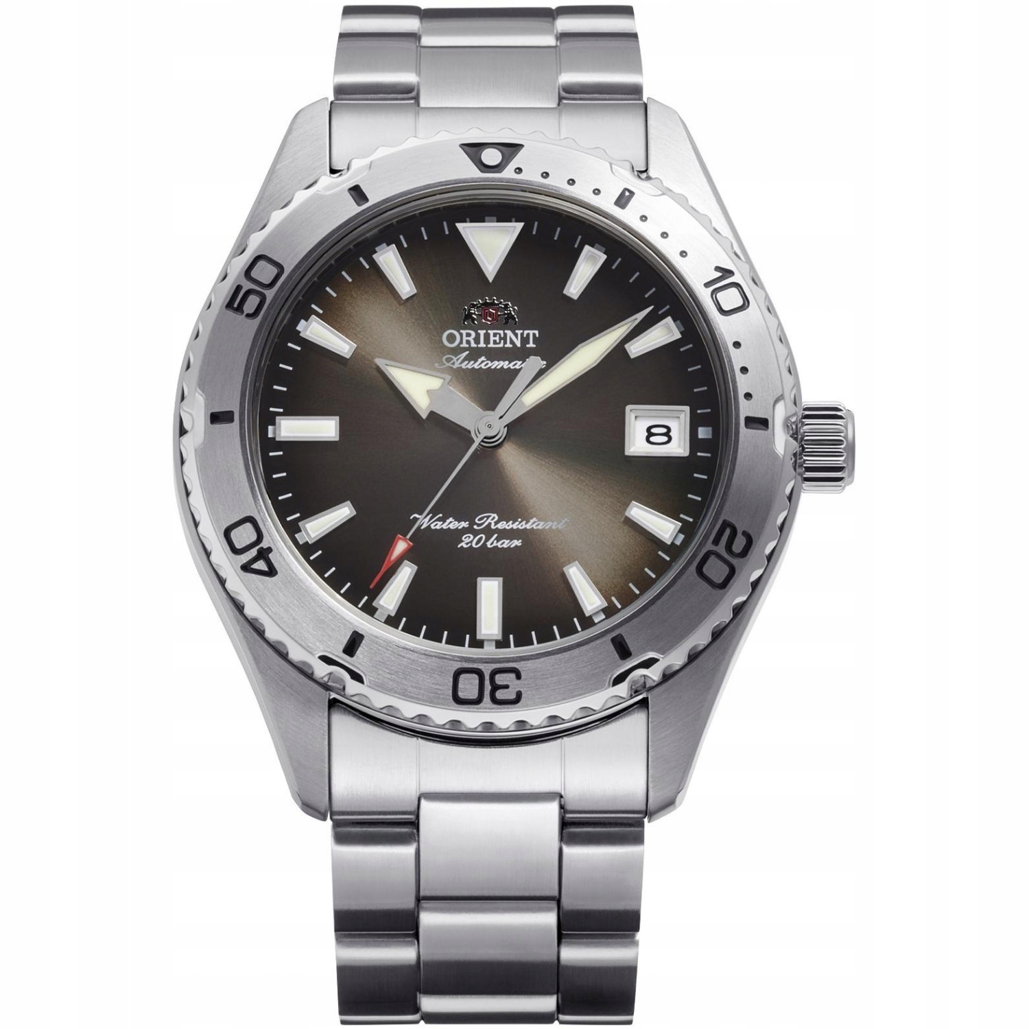 Pánské Hodinky Orient RA-AC0Q15Y30B stříbrný náramek