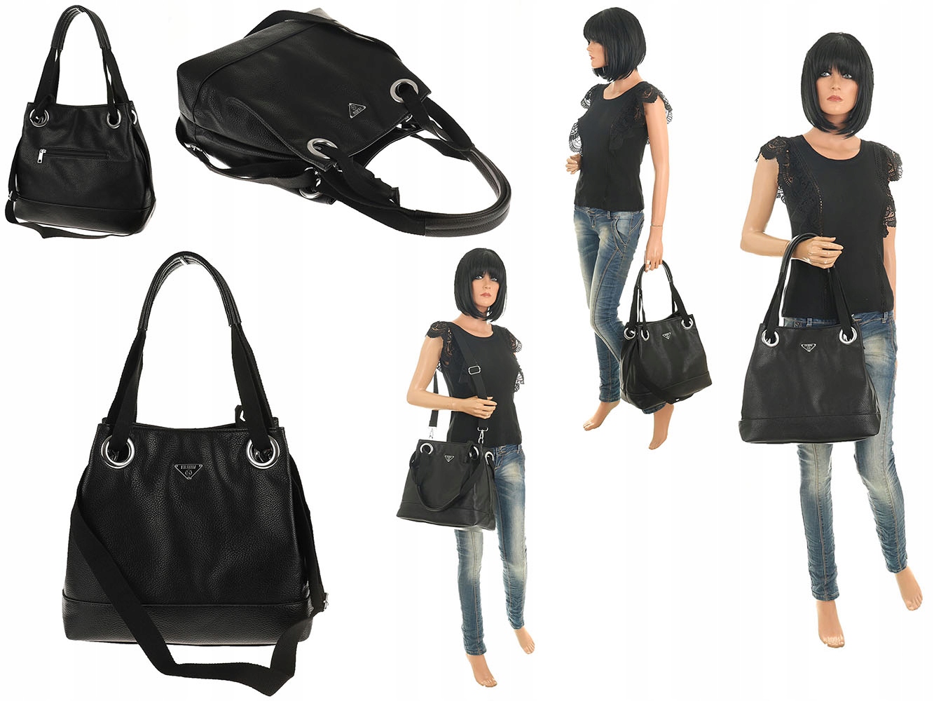 Torebka Damska Worek Modna Listonoszka na Ramię YD9599 Cechy dodatkowe kieszonka na telefon