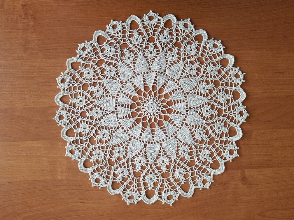 САЛФЕТКА ДЛЯ ВЯЗАНИЯ КРЮЧКОМ С КОРДОНОМ / РУКОДЕЛИЕ РУЧНОЙ РАБОТЫ