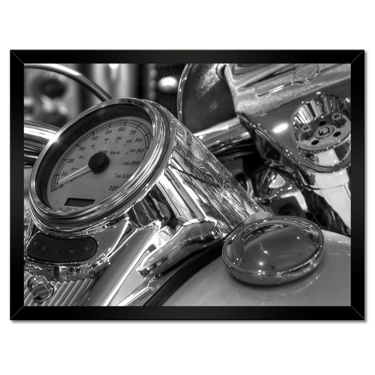 Plakáty v rámu 40x30 Harley Davidson Motocykl