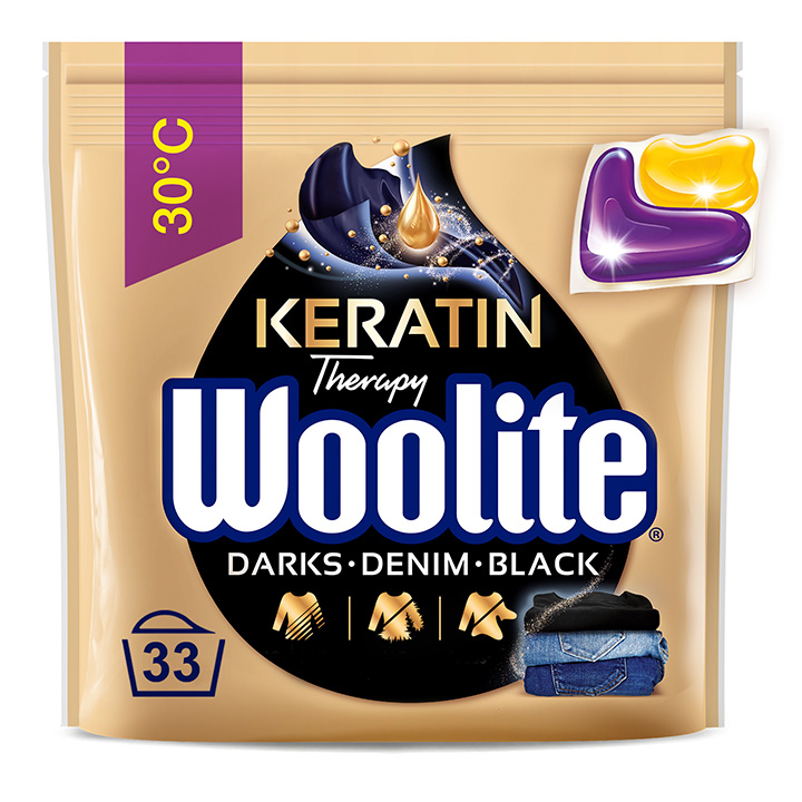 

Woolite Dark Kapsułki do prania czerń kolor 33szt