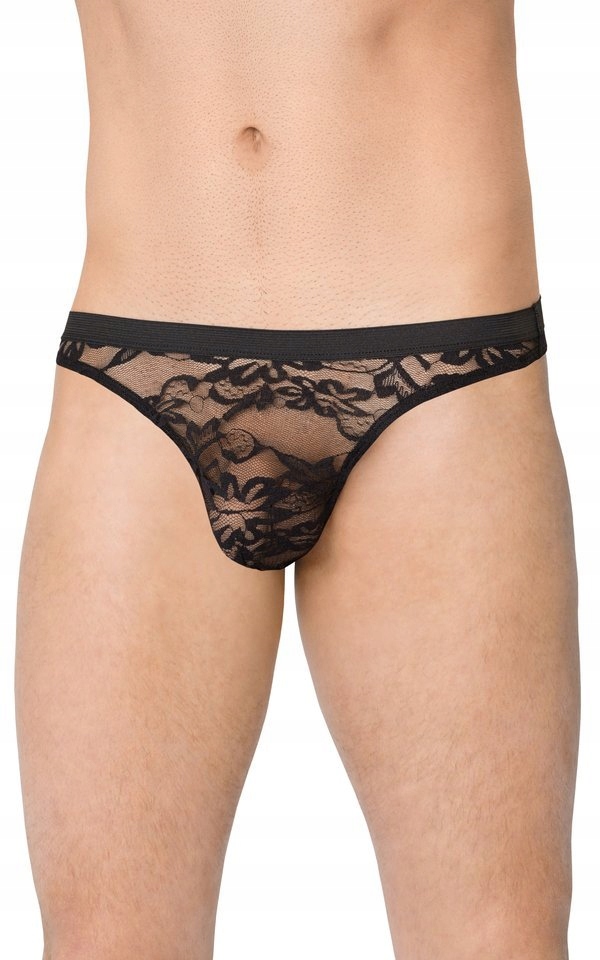 

Ozdobne Stringi Męskie Siatka Soft Line 4523 L