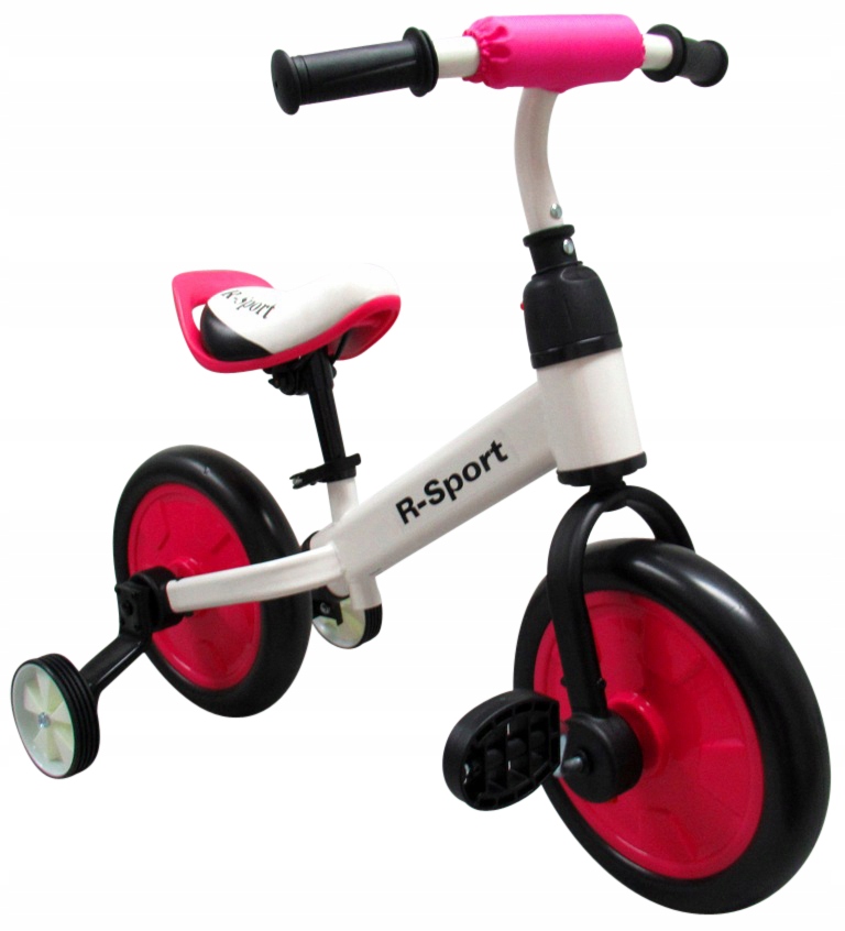 Rowerek biegowy regulowany dla chłopca i dziewczynki z dokładanymi