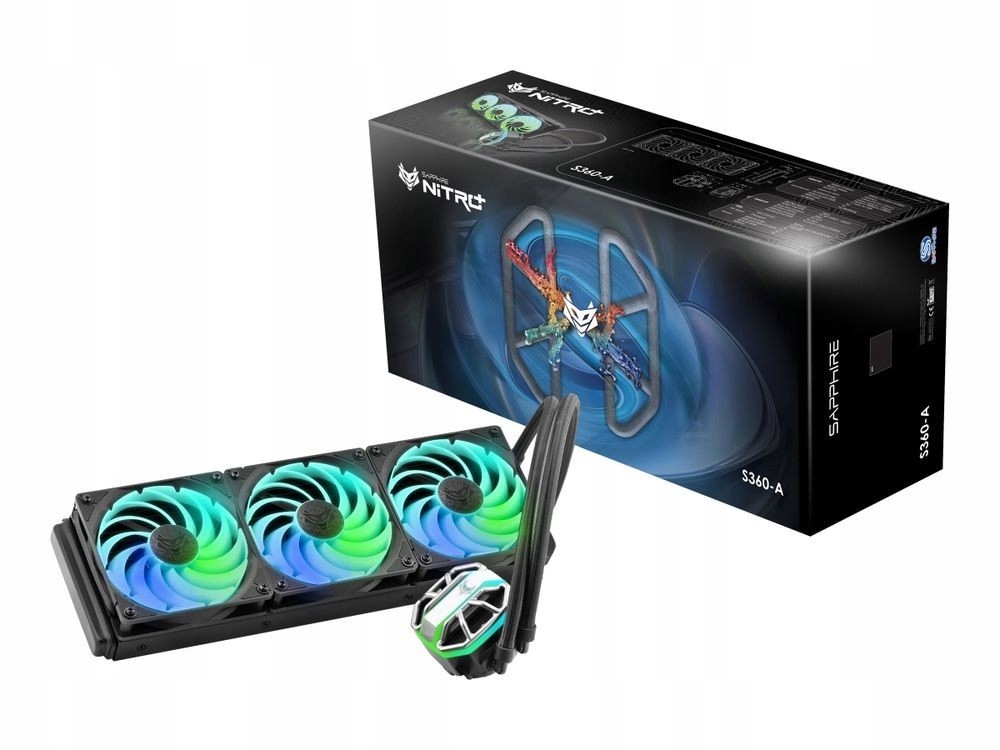 Chłodzenie wodne Sapphire Nitro+ S360-A (4N005-02-20G) OUTLET