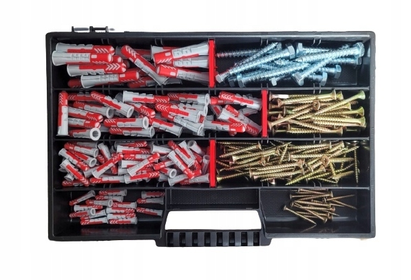 Zestaw kołków Fischer Duopower kołki i wkręty Fischer 280szt