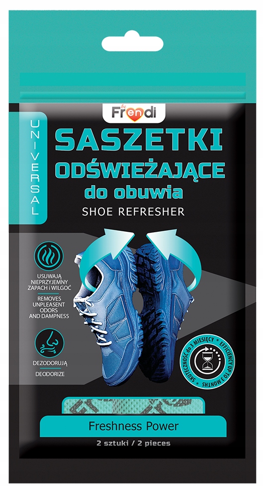 Saszetki odświeżające do obuwia beFrendi