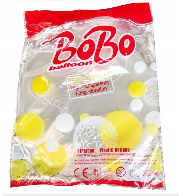 

50 Kul balony 45cm przeźroczyste Duże bańki Clear