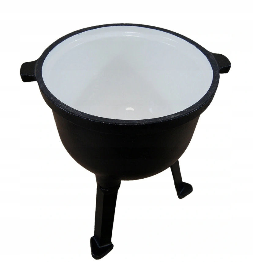 KOCIOŁEK MYŚLIWSKI 15L EMALIOWANY ŻELIWNY Promocja Rodzaj stojący