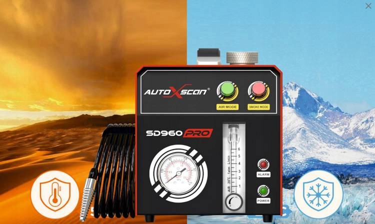 Tester Szczelności Silnika Rur Węży Generator Dymu Marka AutoXscan