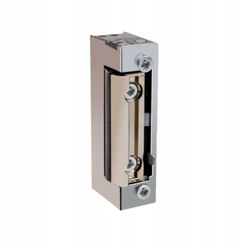 Elektrozaczep z blokadą Łucznik 1420RF zapadka radialna 12-24V Ac/dc