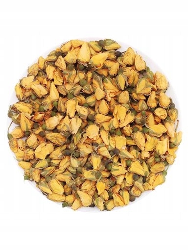 4 X Vinosárna Sušené pupeny růže Žlutá Celé Jedlé Květy 50 g
