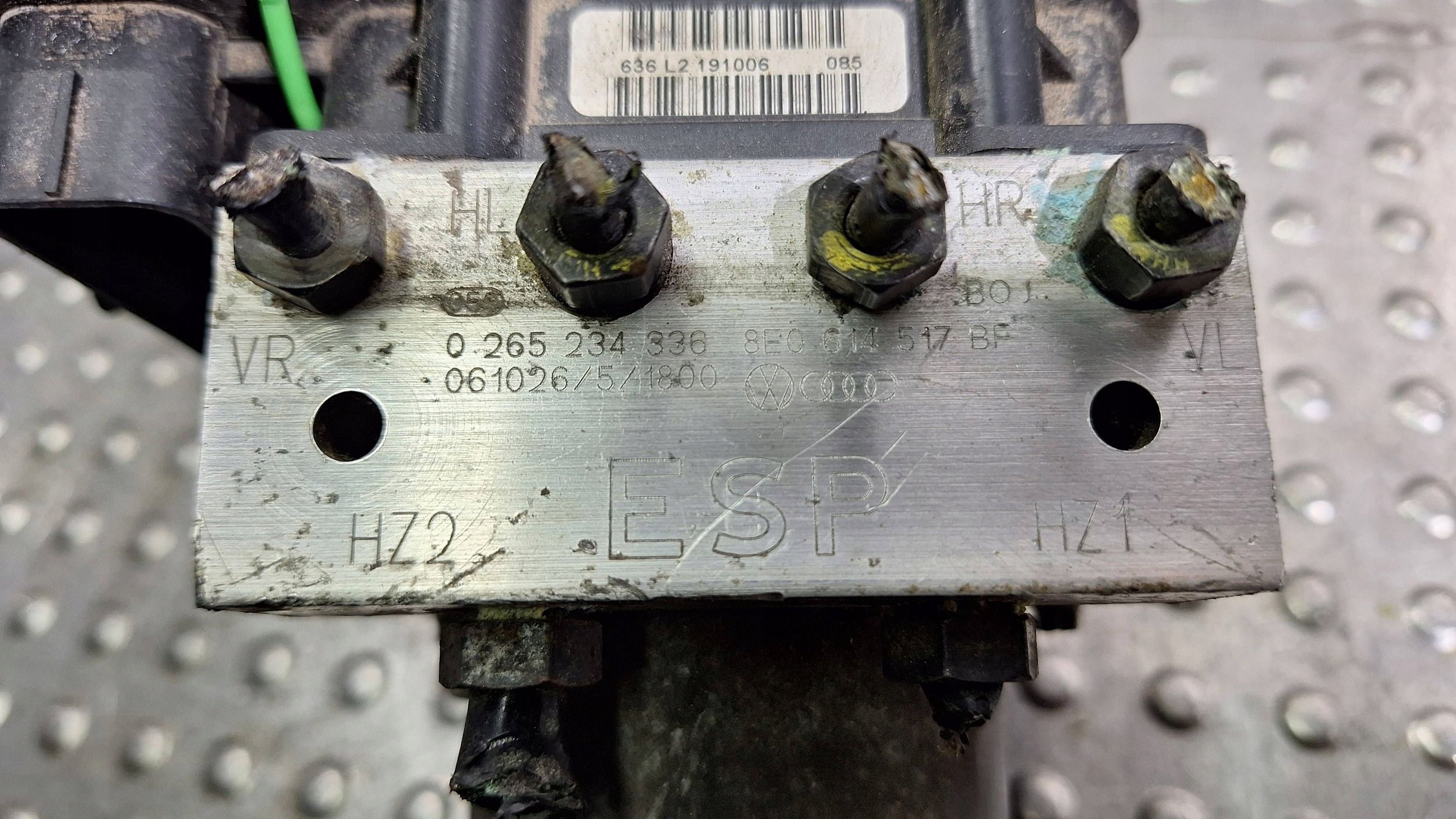 pump control unit ABS 8E0910517H 8E0614517BF 0265234336 AUDI A4 B6 B7