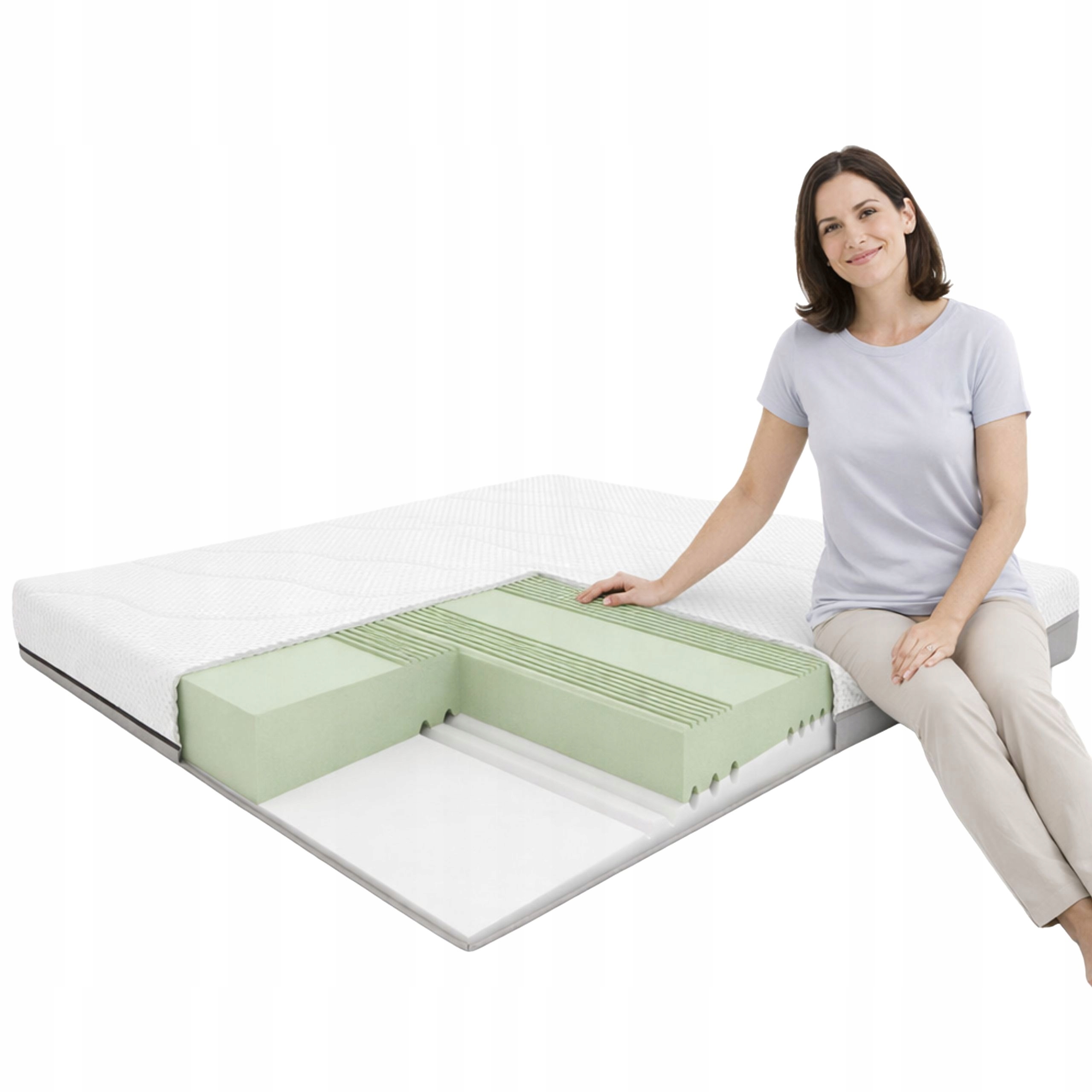 Materac 90x200 piankowy Fit.4.Sleep by Hilding Anders średni twardy H3 H4