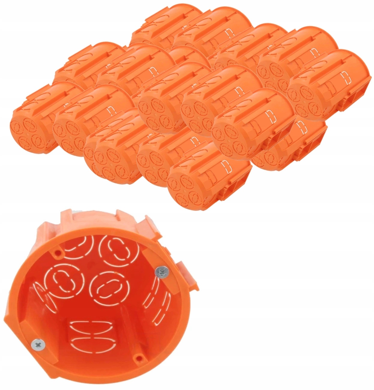 Elektrická podomítková spojovací krabice s vruty PK60 Hluboká 83 mm 80 ks