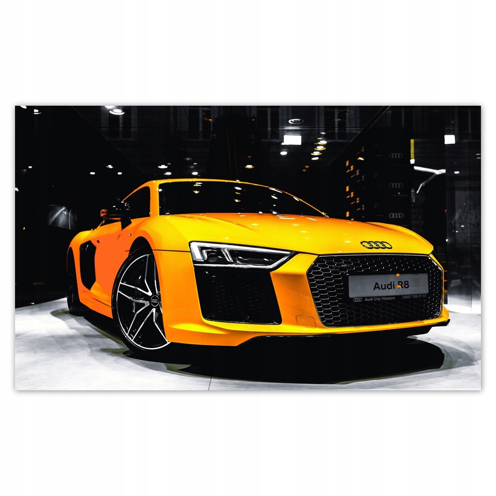 

Fototapety flizelina 520x318 Żółte Audi R8