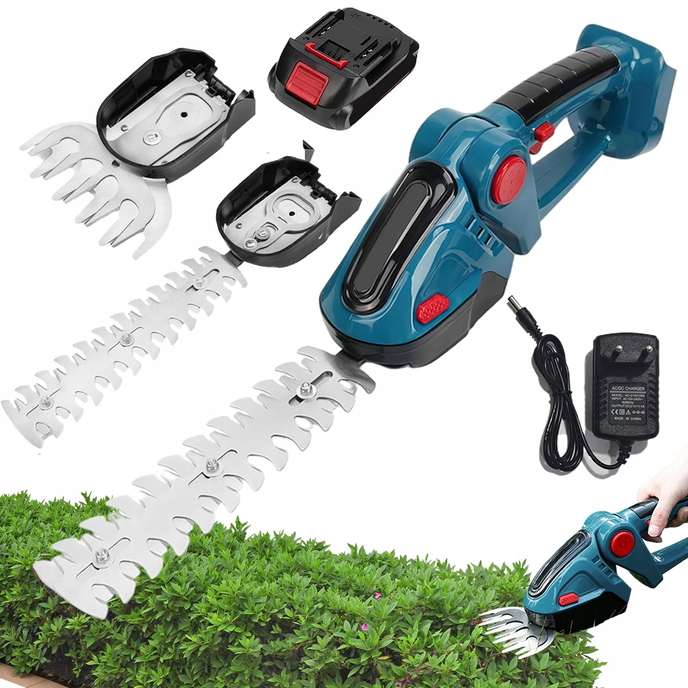 2V1 Akumulátorový 24V Plotostřih S 2 Čepelemi A Nabíječkou 1500 Mah