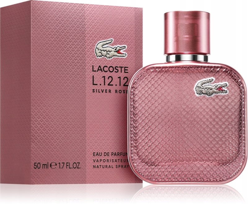 Lacoste L.12.12 Silver Rose Parfémovaná Voda 50 ML Pro Ženy