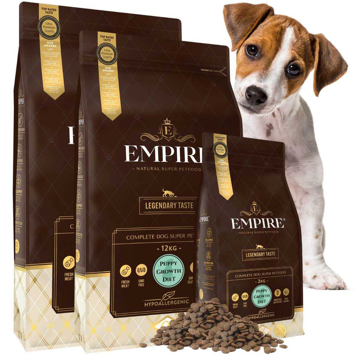 Sucha Karma Empire Szczeniak Mała Rasa 24kg+2kg