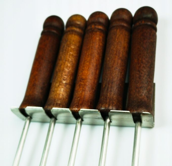 KIJE DO OGNISKA NIERDZEWNE 120CM 5 SZT. + WIESZAK Kod producenta N+W120CM