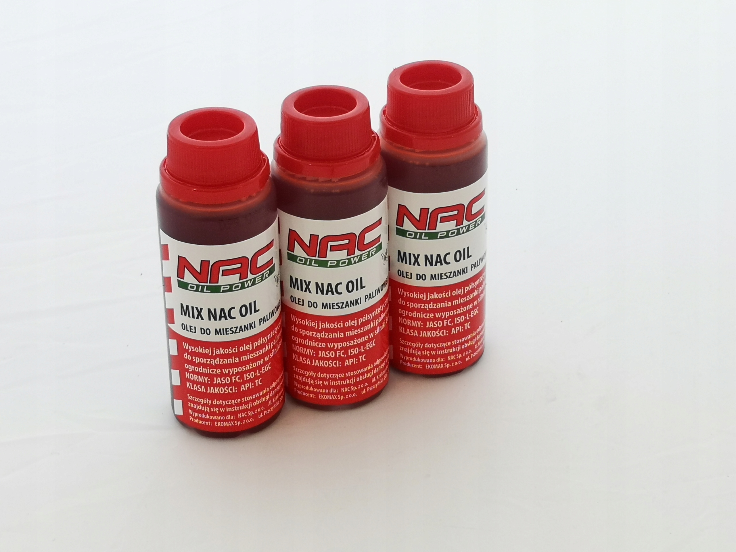 

Olej do mieszanki 100ml Nac 3 szt.