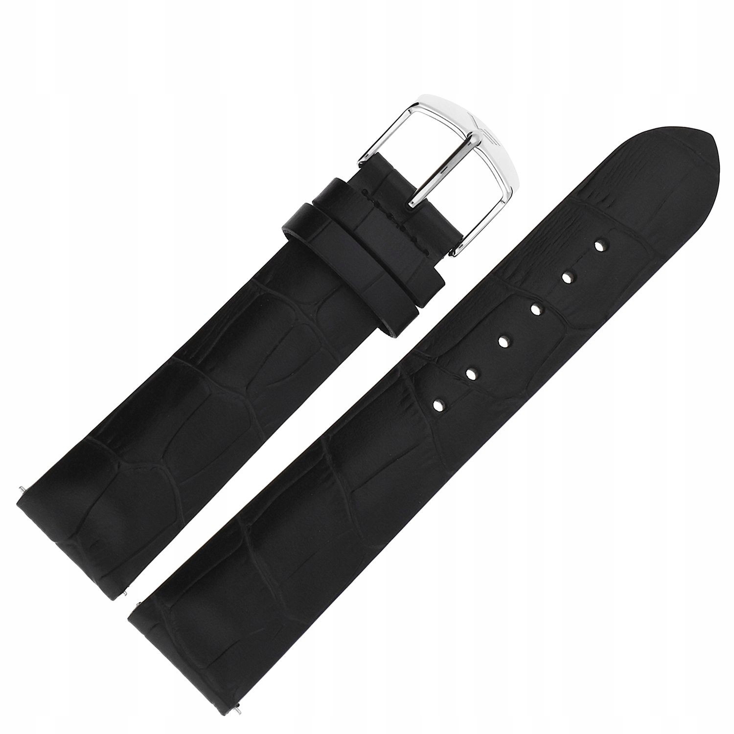 Pásek Undine Kůže (A523) černý croco ocelový kl.