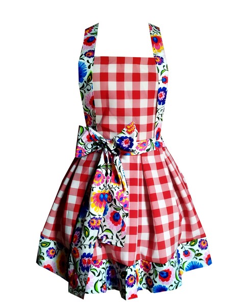 

Fartuch Kuchenny sukienka Pin Up kratka