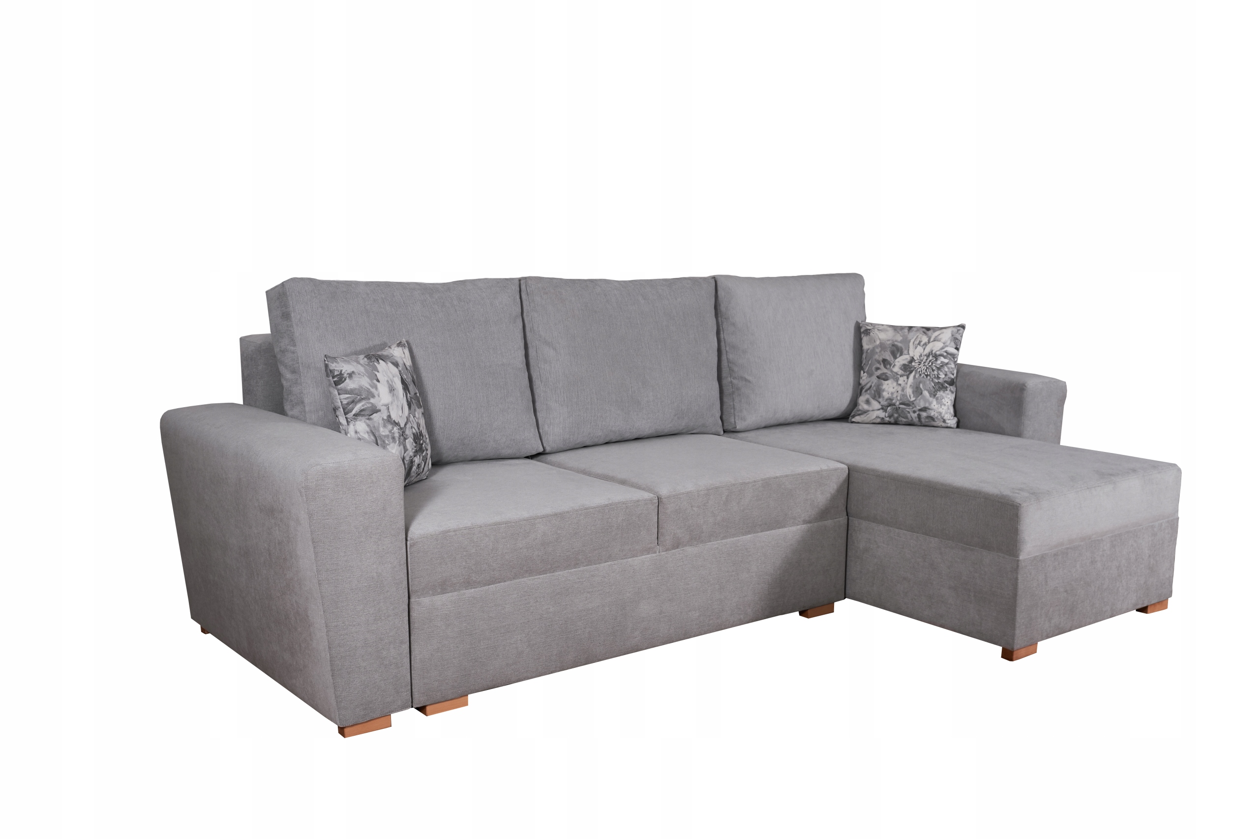 Elegantní Rohová Sedací Souprava s funkcí spaní Rozkládací Rohová Sedačka pohovka s úložným prostorem