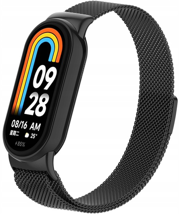 PASEK BRANSOLETA OPASKA DO SMARTBAND XIAOMI MI BAND 8/9 - BLACK