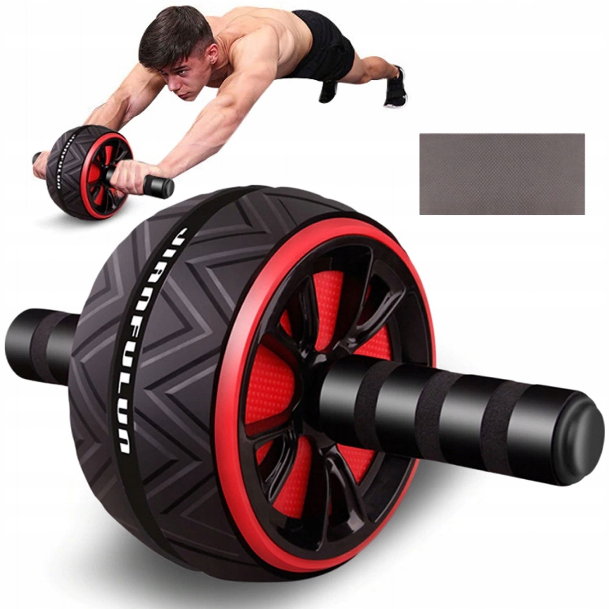 Kółko do ćwiczeń mięśni brzucha ab wheel mata brzuch Body Build Core