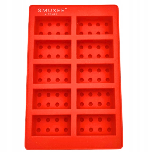 Smukee silikonowa foremka do kostek lodu klocki