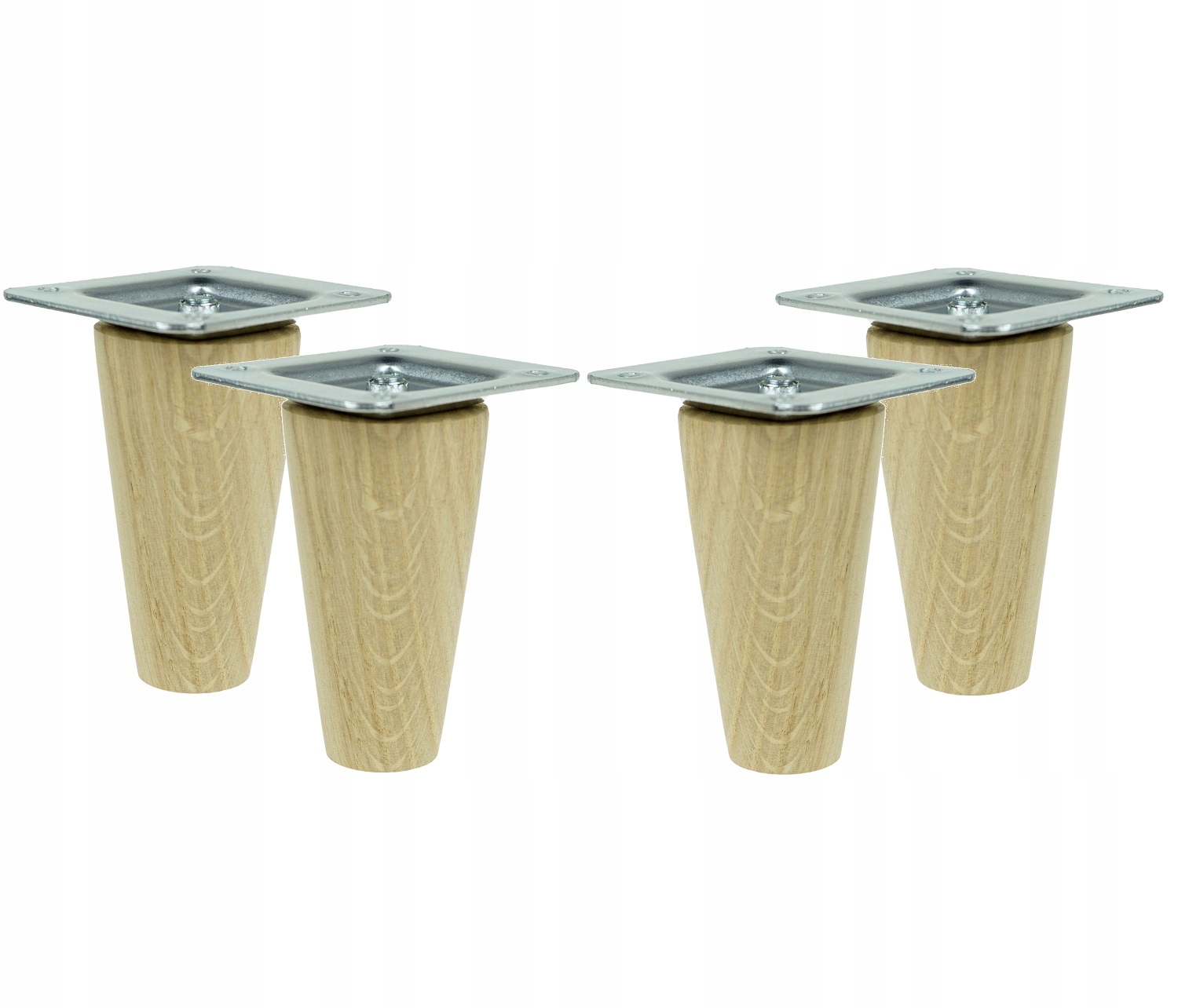 

Nogi nóżki drewniane dębowe proste zestaw 6 cm