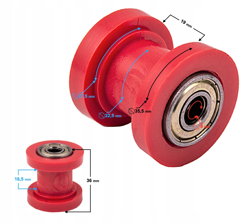 ROLKA NAPINACZA ŁAŃCUCHA ATV BASHAN SHINRAY