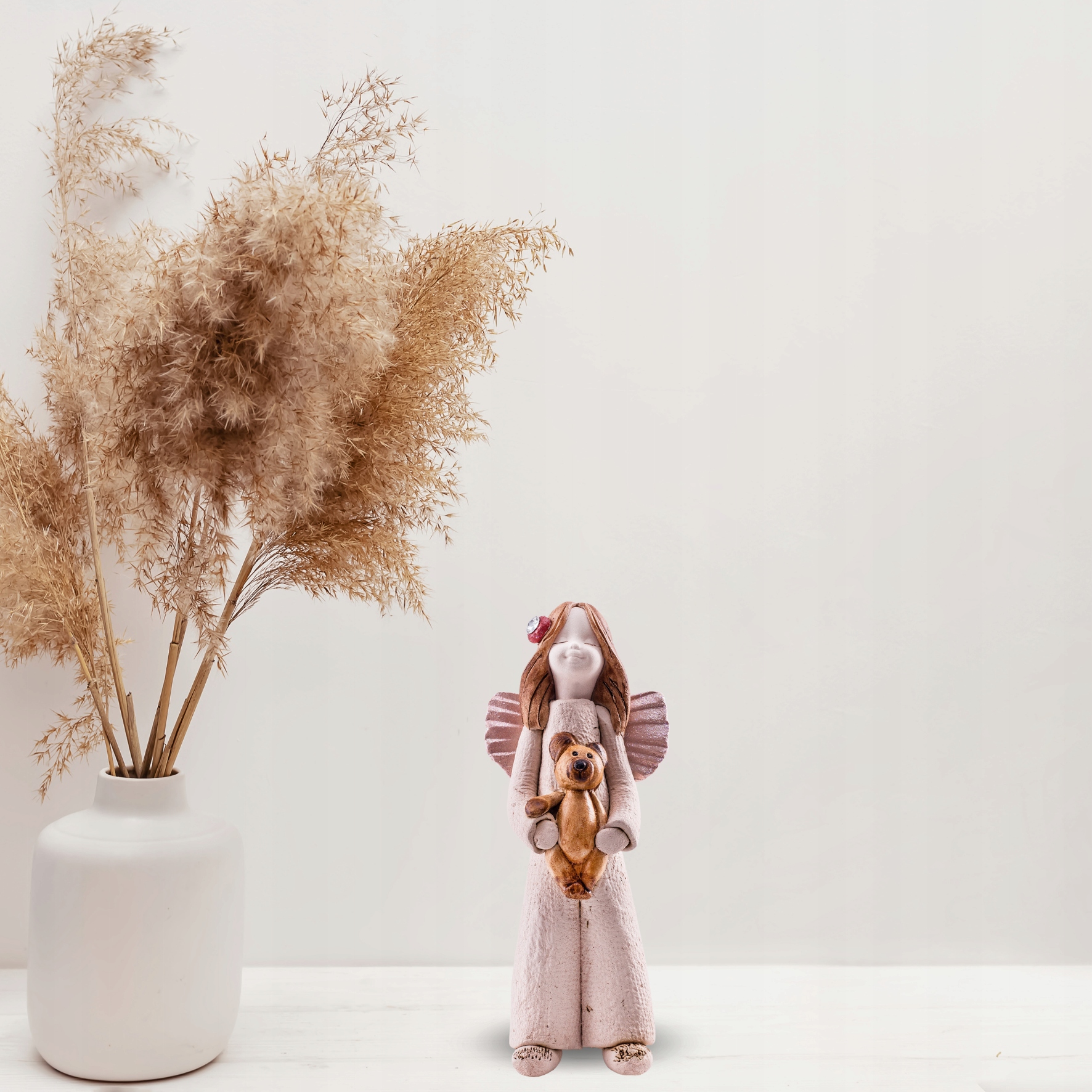 ANIOŁ ANIOŁEK STRÓŻ CERAMICZNY PREZENT NA ŚWIĘTA URODZINY MIKOŁAJ Rodzaj figurka