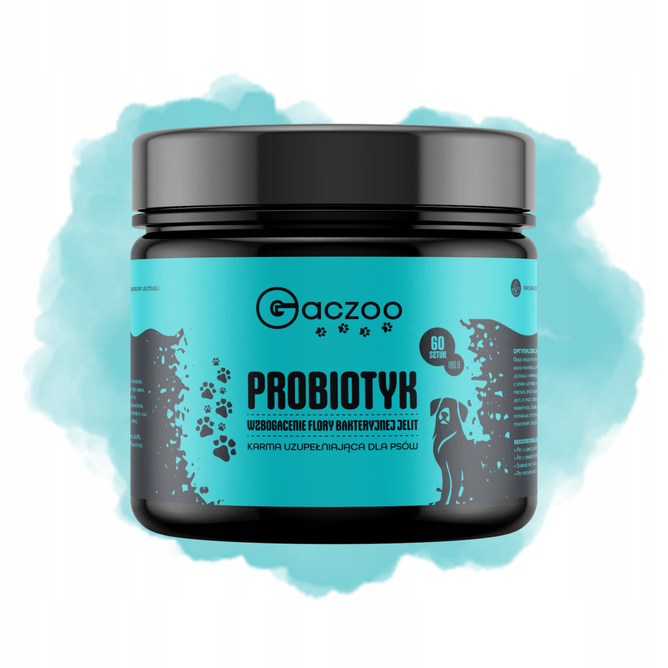 Levně Doplněk stravy Probiotikum pro psa Gaczoo 60 ks 180 g zdravá lahůdka