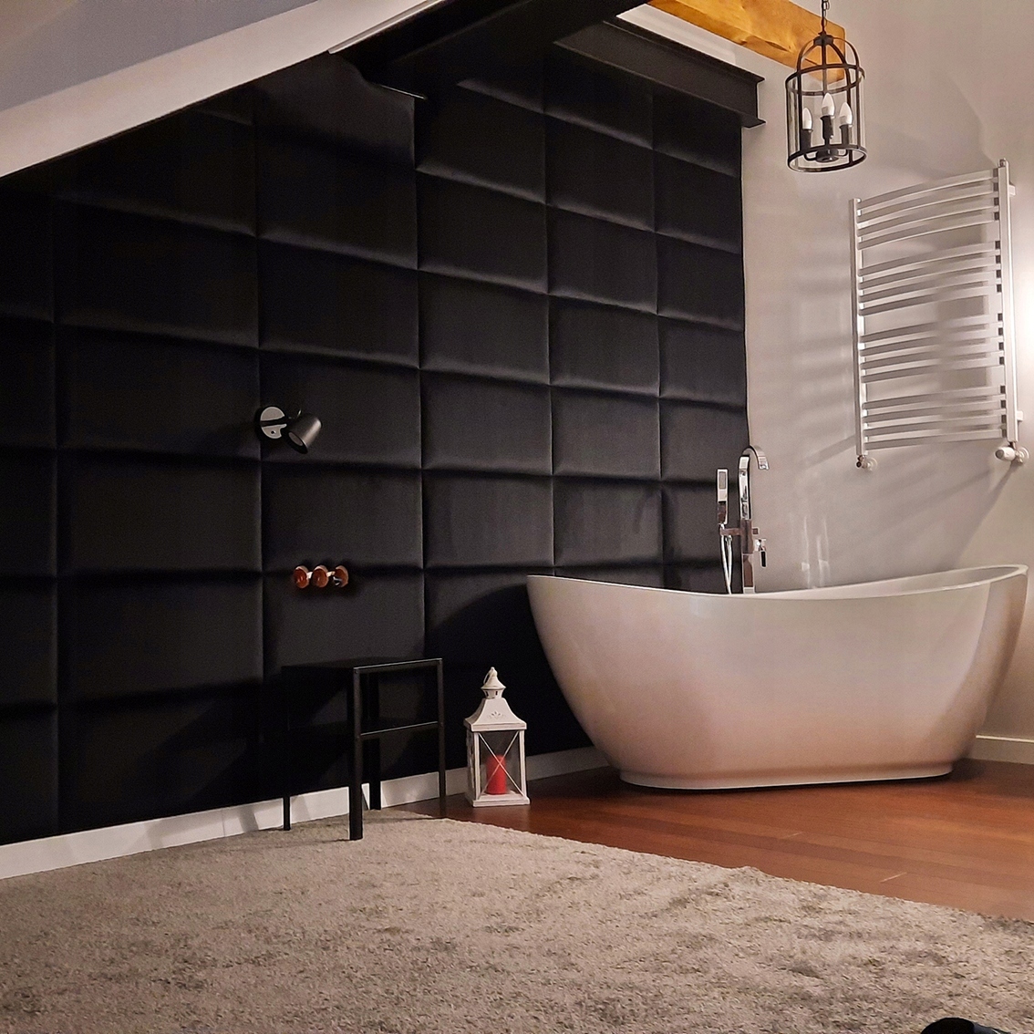 PANELE TAPICEROWANE ŚCIENNE 20x40 PROSTOKĄT KOLEKCJA MONOLITH + GRATIS Wysokość mebla 40 cm